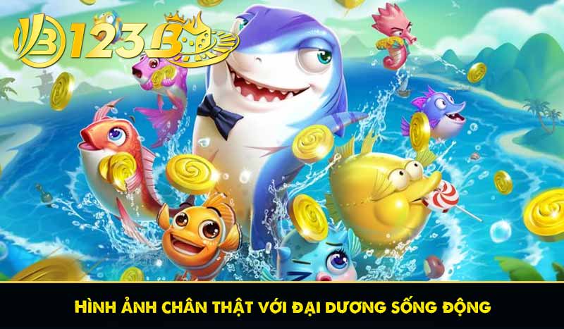 Hình ảnh chân thật với đại dương sống động